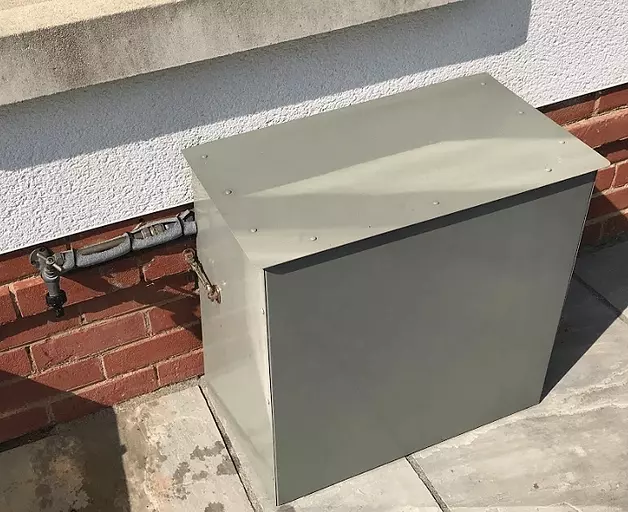For a maintenance free outside cabinet
